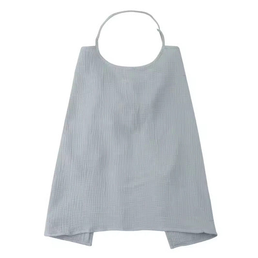 Cotton Nursing Cover - Blue