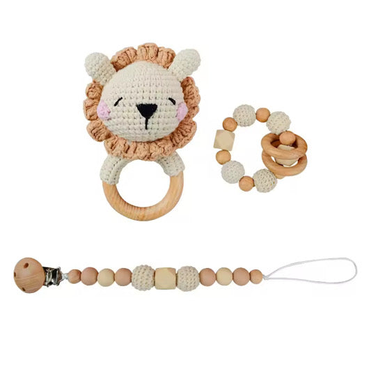 Crochet Lion Gift Set