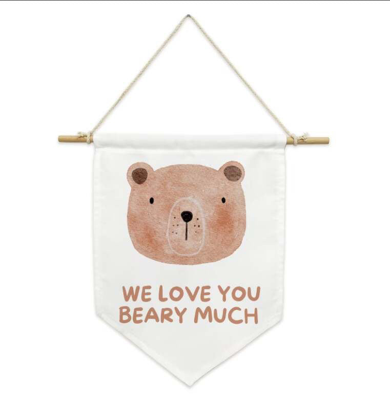Bear wall flag