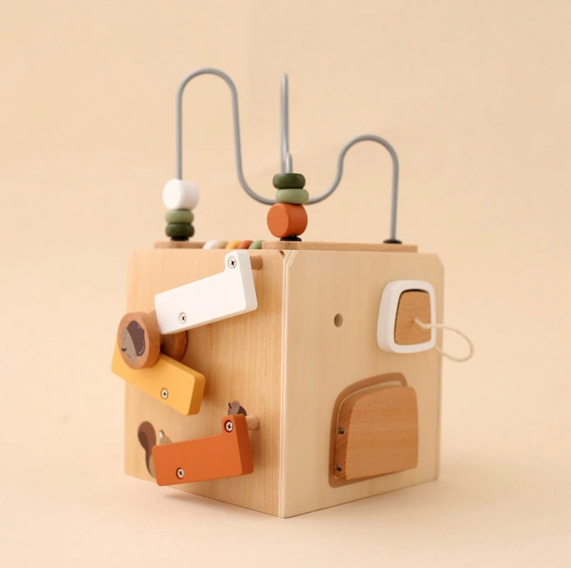 Woodland 5-in-1 Wooden Cognitive Activity Cube