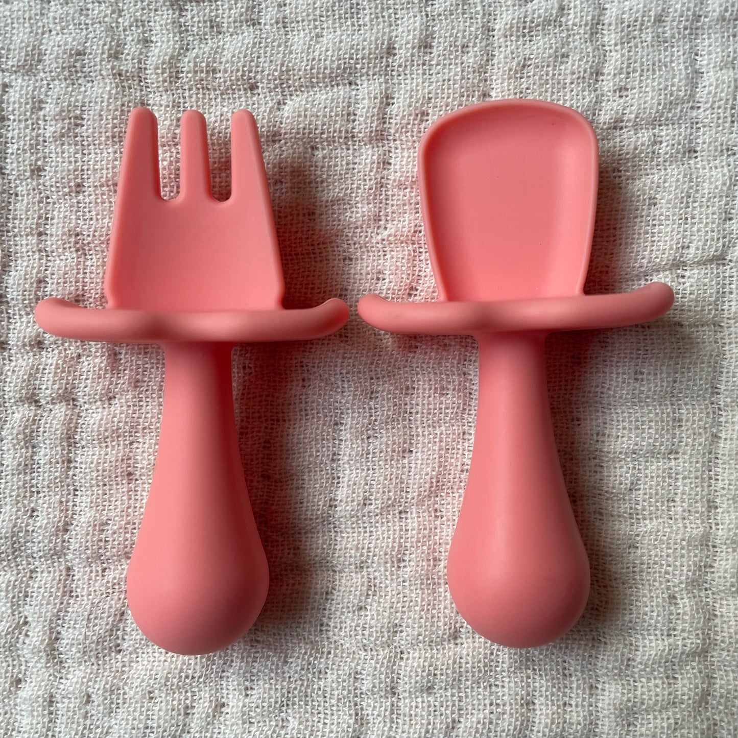 Premier set de couverts - saumon