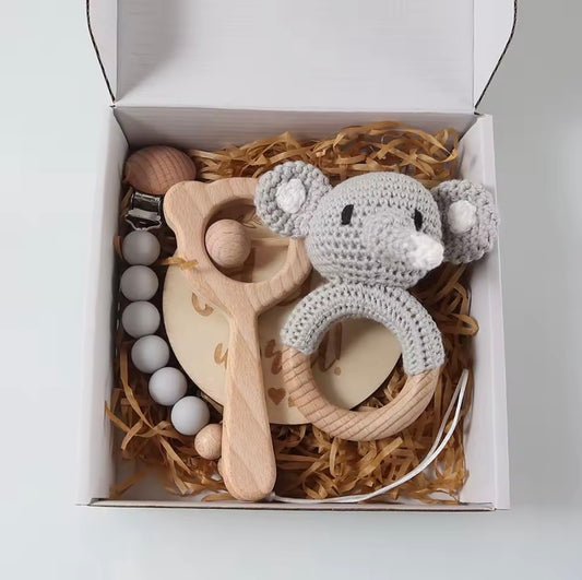 Crochet Elephant Gift Set