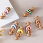 Wooden Beaded Rattles – Natural Baby Sensory Toy