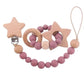 Star Two Piece Teether & Dummy Clip