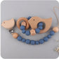 Bird Two Piece Teether & Dummy Clip