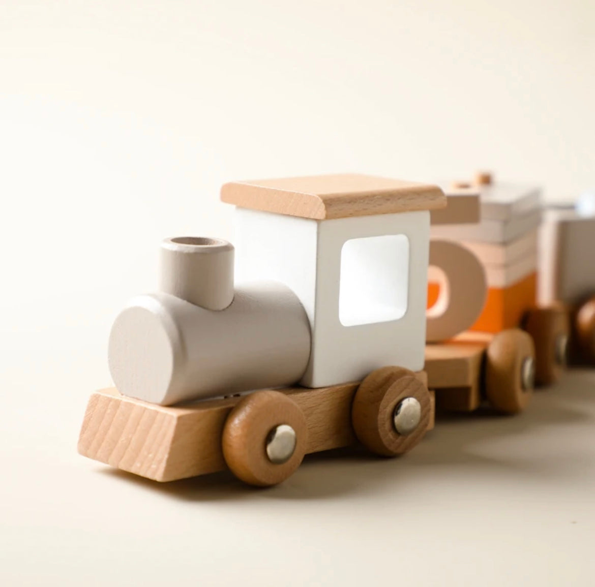 Ensemble de jeu de train éducatif en bois