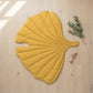 Yellow Leaf playmat aerial view — Natural Nursery padded play mat