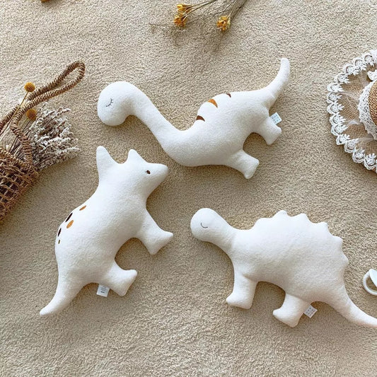 Collection de dinosaures blancs